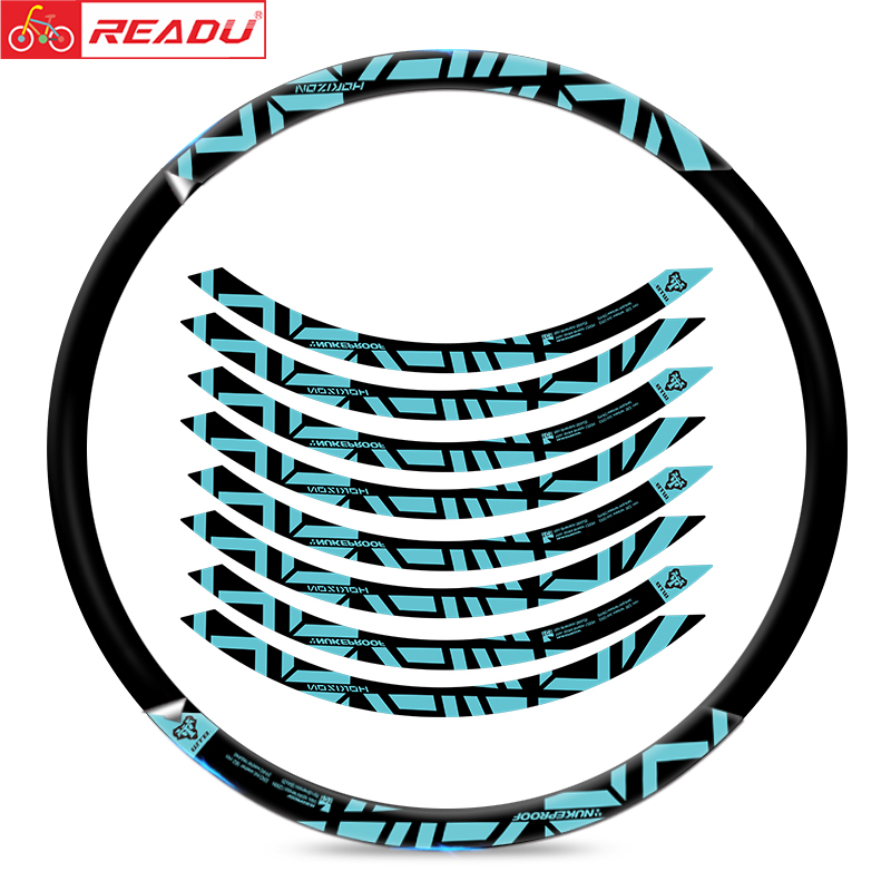Mountain Biking Quotes - READU Horizon MTB rim stickers bike