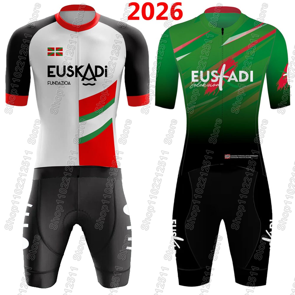 Mountain Biking Pants For Men - Euskadi Team Cycling Jersey 2026 Set