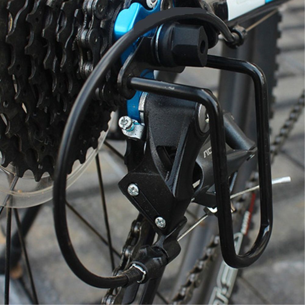 Chainstay Protector Wrap - Durable Steel Black Mountain Bike Chain