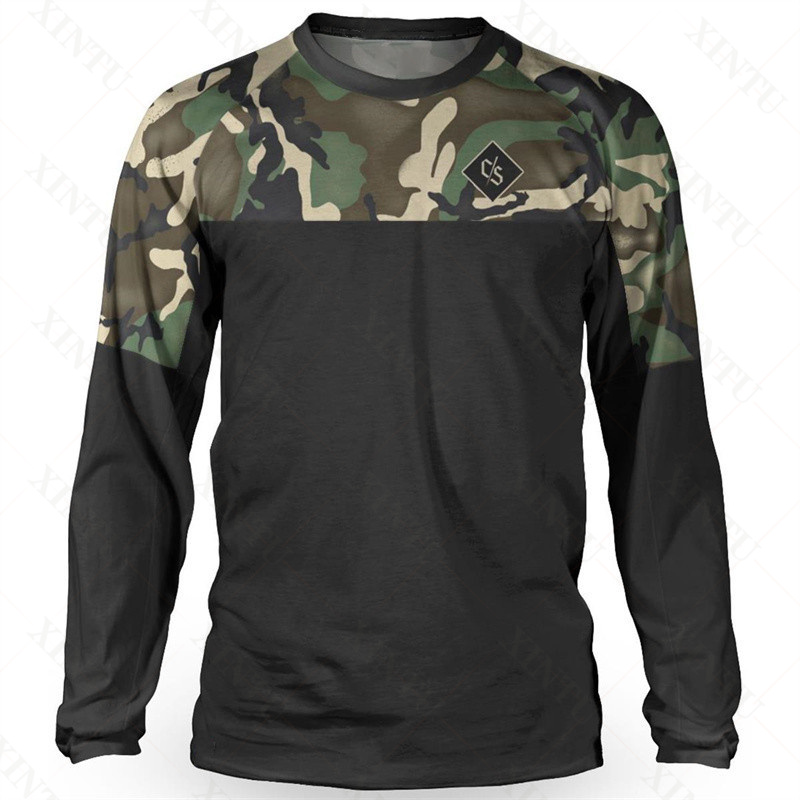 Mountain Biking Long Sleeve Shirt - Loose Rider Men's Jersey DH Motocross