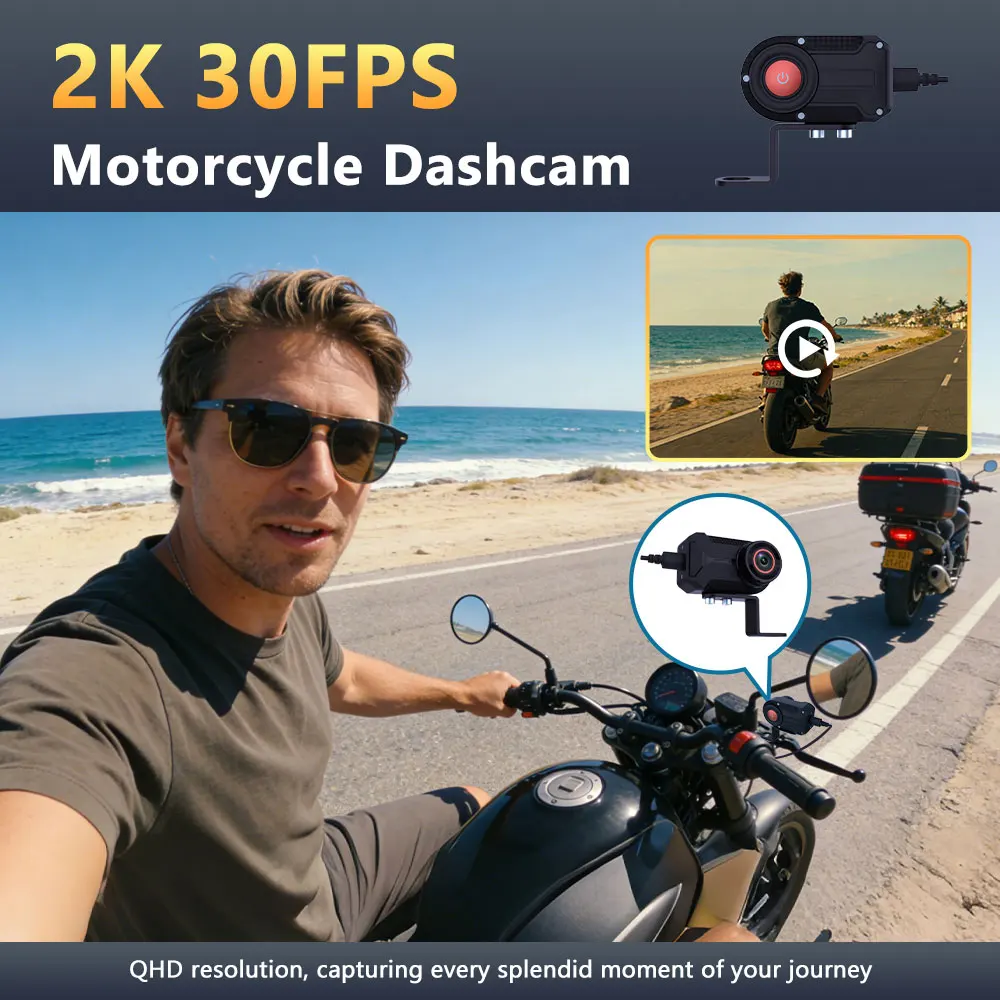 New 2K QHD Motorcycle Driving  - Mountain Biking Images ulasan dan harga