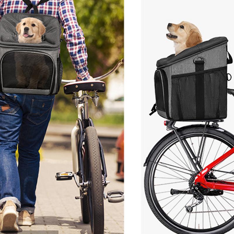 Dog Bike Carrier Dog Bicycles  - Mountain Biking With Dog ulasan dan harga
