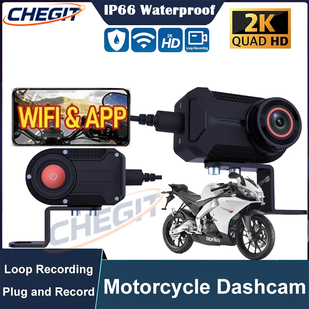 New 2K QHD WiFi Dash Cam IP66  - Mountain Biking Images ulasan dan harga
