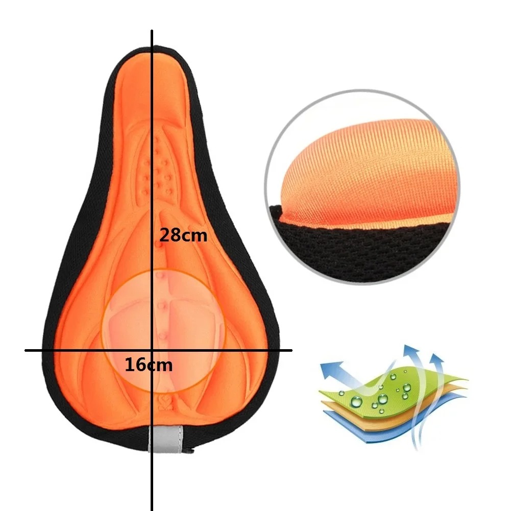 3D Thickened Bike Seat Cover S - Mountain Biking Pads ulasan dan harga