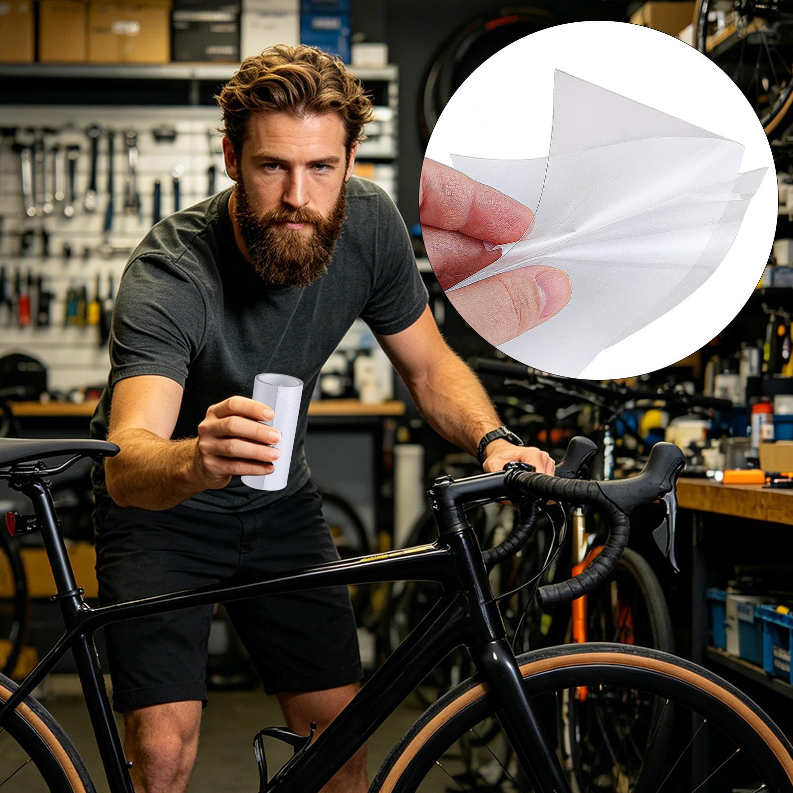 Bike Wraps For Frame Clear Pvc - Chainstay Protector Wrap ulasan dan harga