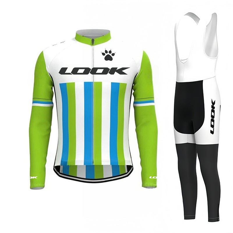 LOOK Cycling Jersey, Men's Lon - Mountain Biking Long Sleeve Shirt ulasan dan harga