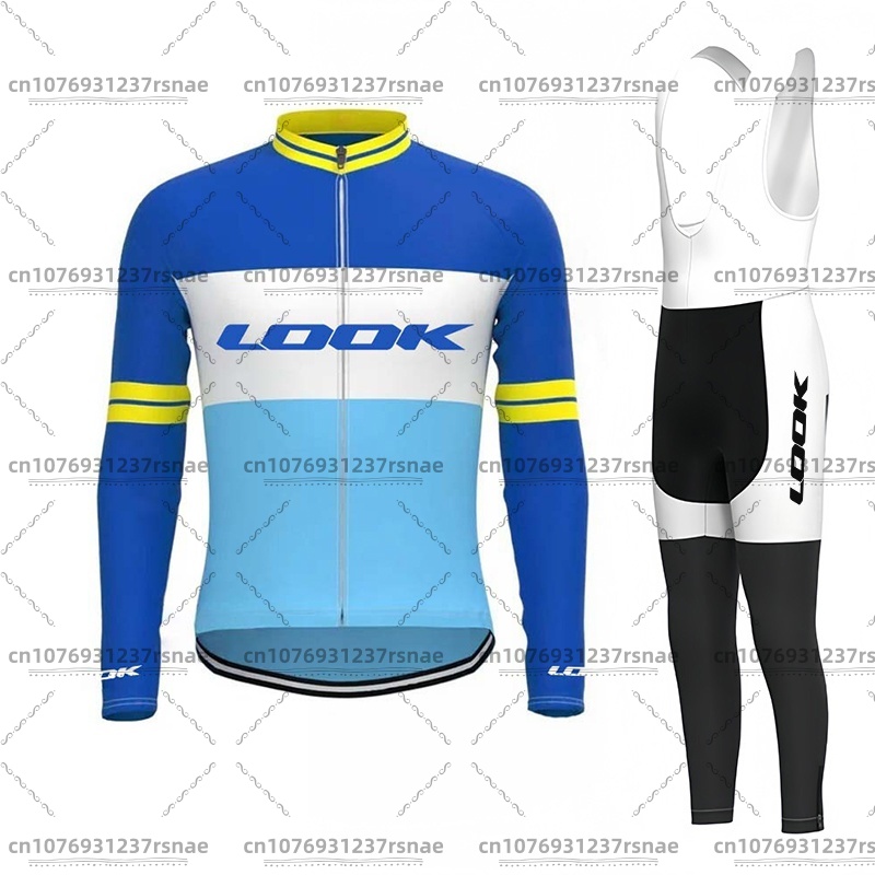 LOOK Cycling Jersey, Men's Lon - Mountain Biking Long Sleeve Shirt ulasan dan harga