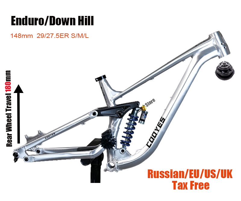 Full Suspension Frame FR/DH/AM - Mountain Biking Track ulasan dan harga