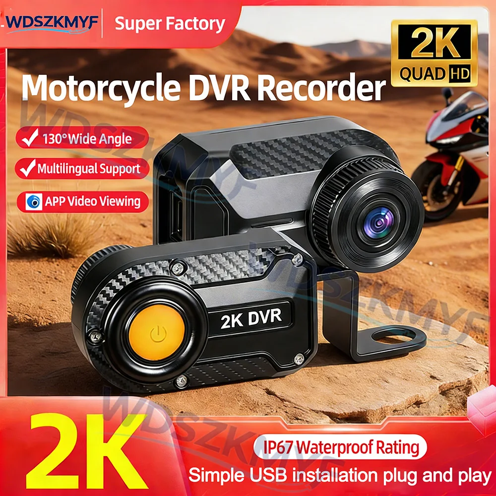 Motorcycle DVR 2K HD WiFi With - Mountain Biking Images ulasan dan harga