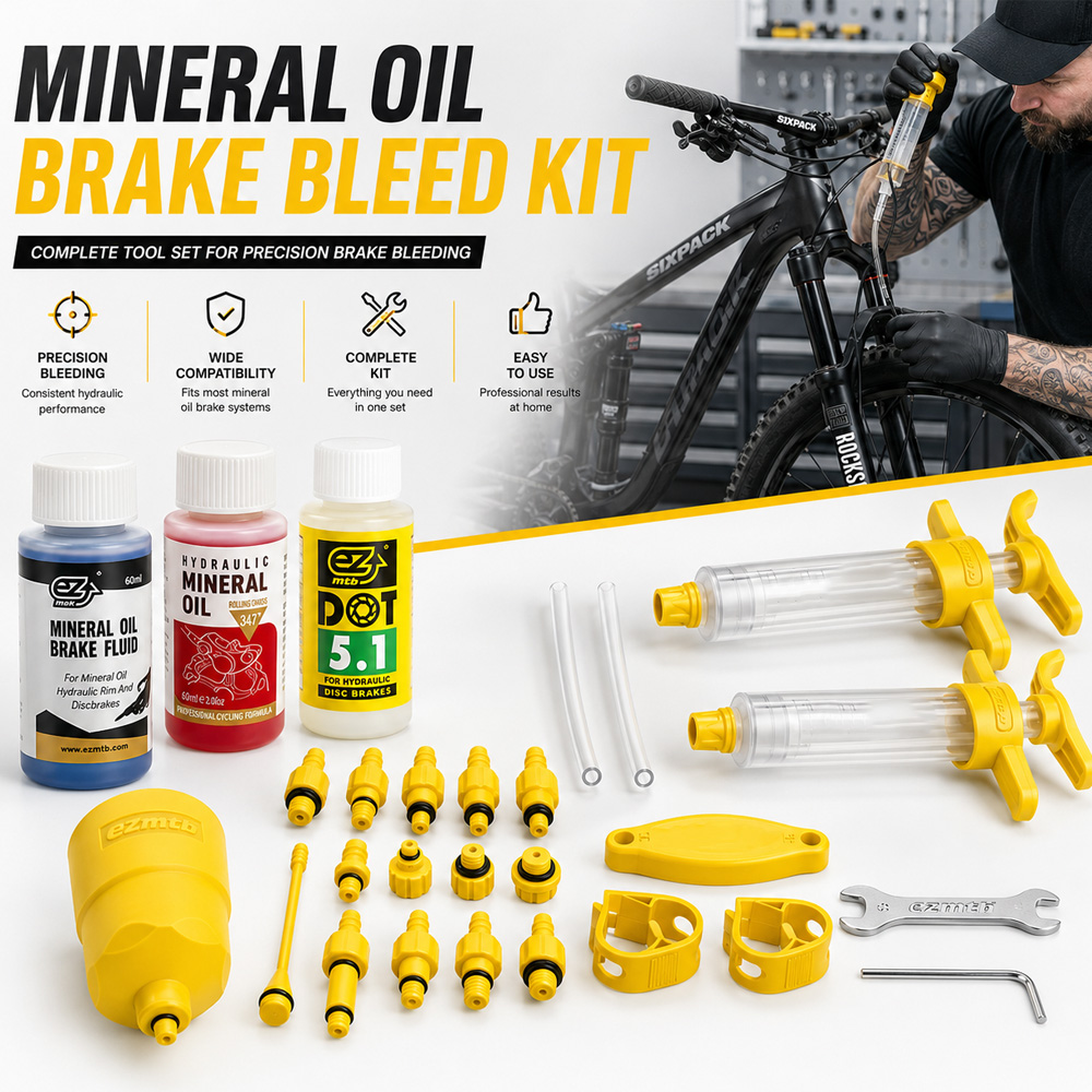 Bicycle Brake Mineral Oil ，Bic - Hydraulic Brake Bleed ulasan dan harga