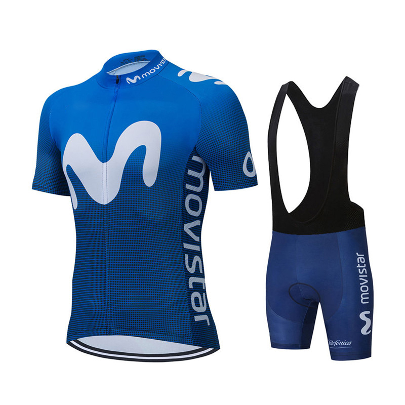 New Summer Movistar Team Cycli - Mountain Biking Pants For Men ulasan dan harga