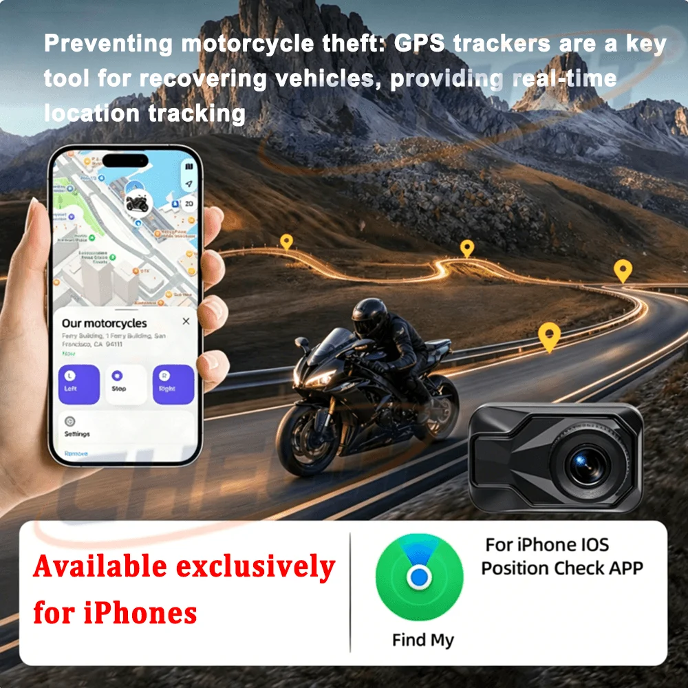 Motorcycle DVR 2K HD WiFi & AP - Mountain Biking Images ulasan dan harga