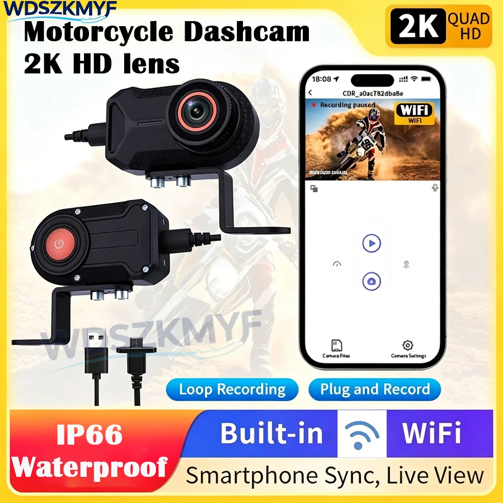 IP66  New 2K HD Motorcycle Dri - Mountain Biking Images ulasan dan harga
