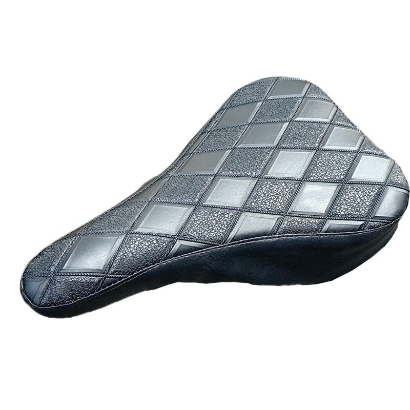 Black Checkered PU Leather Bic - Mountain Biking Pads ulasan dan harga