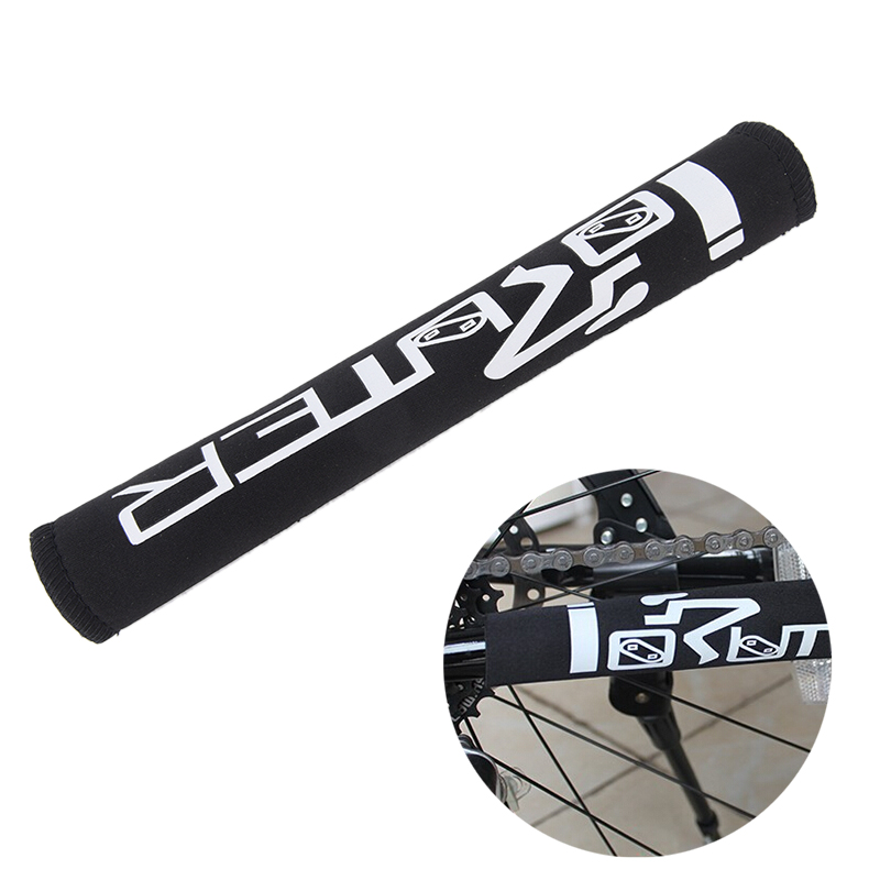 1pc Bike Chain Protector Black - Chainstay Protector Wrap ulasan dan harga