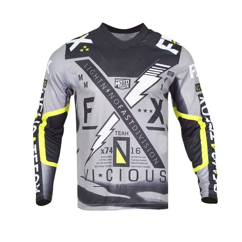 Cycling Jersey FOFING Men's Cy - Mountain Biking Long Sleeve Shirt ulasan dan harga