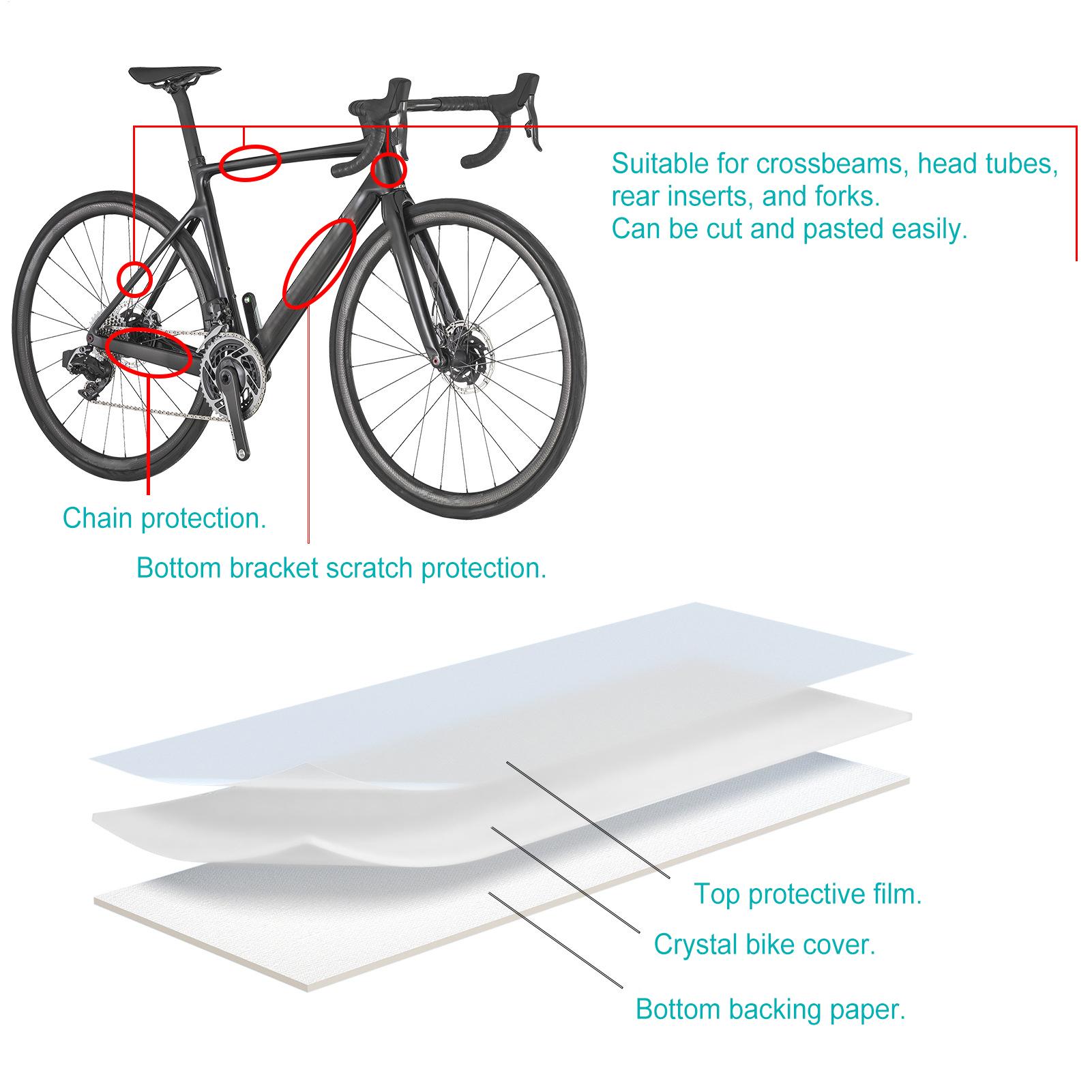 Bike Protection Tape Clear Pvc - Chainstay Protector Wrap ulasan dan harga