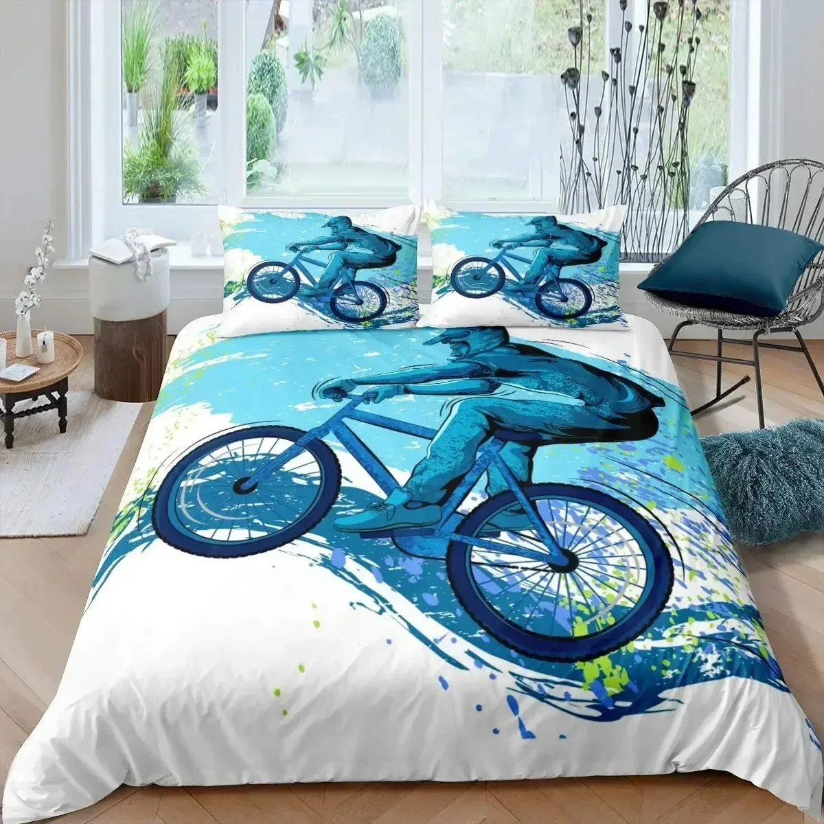 Bicycle Duvet Cover Set Microf - Mountain Biking Game ulasan dan harga