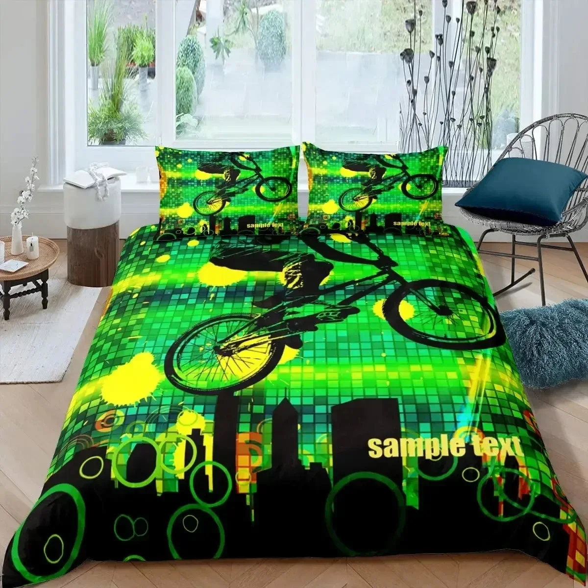 Bicycle Duvet Cover Set Microf - Mountain Biking Game ulasan dan harga