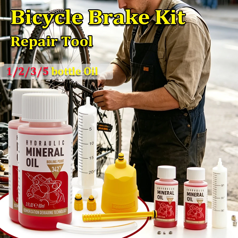 Bicycle Brake Mineral Oil 60ML - Hydraulic Brake Bleed ulasan dan harga