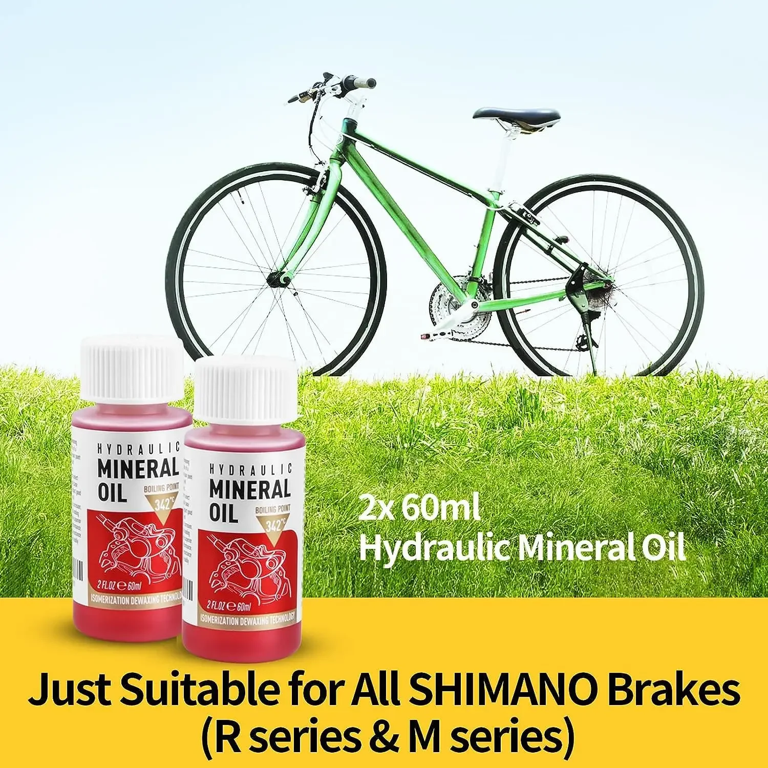 Bicycle Brake Mineral Oil 60ML - Hydraulic Brake Bleed ulasan dan harga